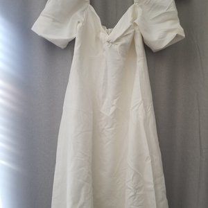 NWT cream white Zara dress